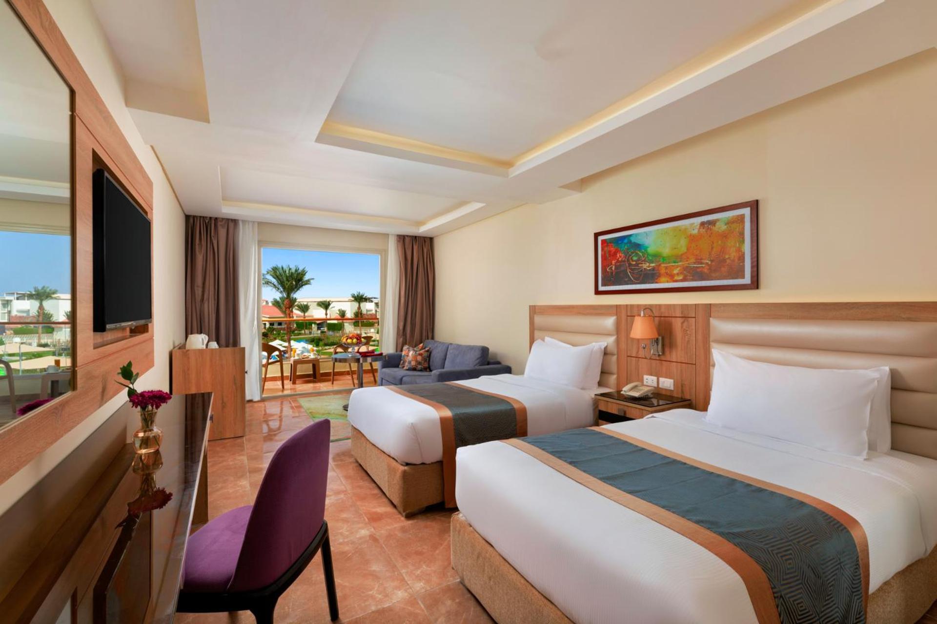 Pickalbatros Dana Beach Resort - Aqua Park Hurghada Esterno foto Deluxe Room
